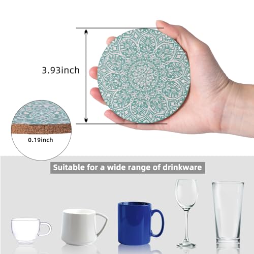 STARUBY 12 Pcs Cork Coasters - Image 2