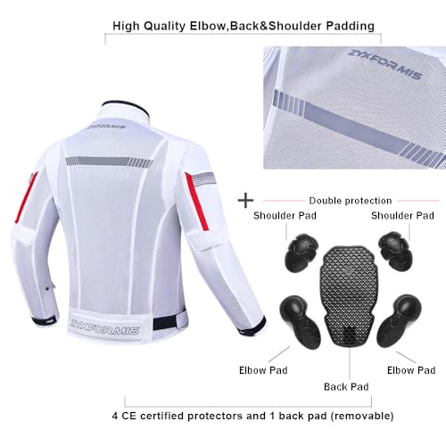 Zyxformis Summer Mesh Motorcycle Jacket