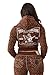 True Religion Women's Big T Crystal Leopard Shrunken Zip Hoodie – Cropped Full-Zip Sweatshirt, XS