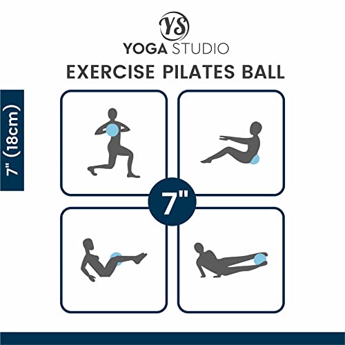 41YHoeVSqEL Yoga Studio Exercise Soft Ball – Pilate Ball with Non-Slip Grip, Yoga Ball for Strength, Endurance, Concentration - Image 6