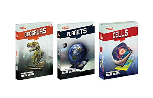 brainSTEAM Planets, Dinosaurs, & Cells 4D Augmented Reality STEM Learning...