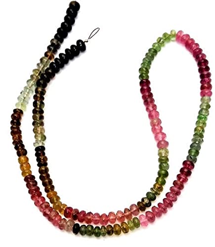 Perles tourmaline de qualité supérieure multi-couleurs de 3mm pour création joaillerie