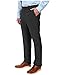 Perry Ellis Men's Slim Fit Plaid Pant with Light Blue Accent