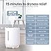 Imagen de shefor Humidificador 4L para Dormitorio Habitación Infantil 28 dB Silencioso con Boquilla Giratoria 360 Llenado Superior Temporizador Cantidad de Niebla en Segunda Marcha