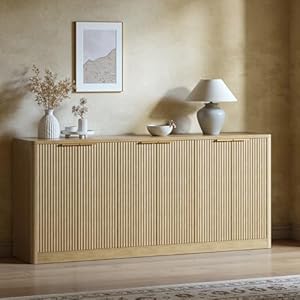 Evermagin 67″ Fluted Oak Buff...