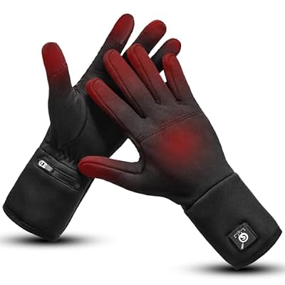 day wolf Heated Glove Liners Electric Gloves for Men Women Rechargeable Battery Hand Warmer for Winter Sports Snow Biking Riding Skiing Cycling Hunting Snowboarding