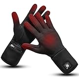 day wolf Heated Glove Liners Electric Gloves for Men Women Rechargeable Battery Hand Warmer for Winter Sports Snow Biking Riding Skiing Cycling Hunting Snowboarding