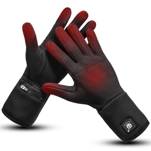 DAY WOLF Heated Glove Liners Electric Gloves for Men Women Rechargeable Battery Hand Warmer for Winter Sports Snow Biking Riding Skiing Cycling Hunting Snowboarding by day wolf - Used condition - CA$53.95