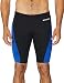 Baleaf Men's Athletic Durable Training Polyester Jammer Swimsuit Black/Blue 34