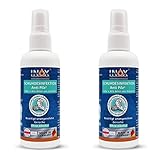 INOX® - Schuh Desinfektionsspray 2x100ml | Schuhspray gegen Geruch & Bakterien | schnelle & wirksame Schuhdesinfektion | Schütz vor Fußpilz | Geruchsentferner für Schuhe