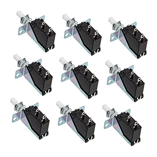 VILLFUL 20個レンジフード用脚スイッチ 耐久性のある電気スイッチ 家電用 パワー切替 直付けプ