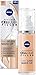 NIVEA Hyaluron Cellular Filler 3in1 Pflege Make-Up Medium (30 ml), feuchtigkeitsspendende Foundation mit Hyaluron, Gesichts-Make-Up für einen ebenmäßigeren Teint