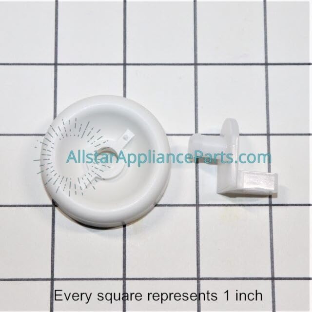 WD35X21038 Dishwasher Roller and Axle Assembly for Lower Dishrack