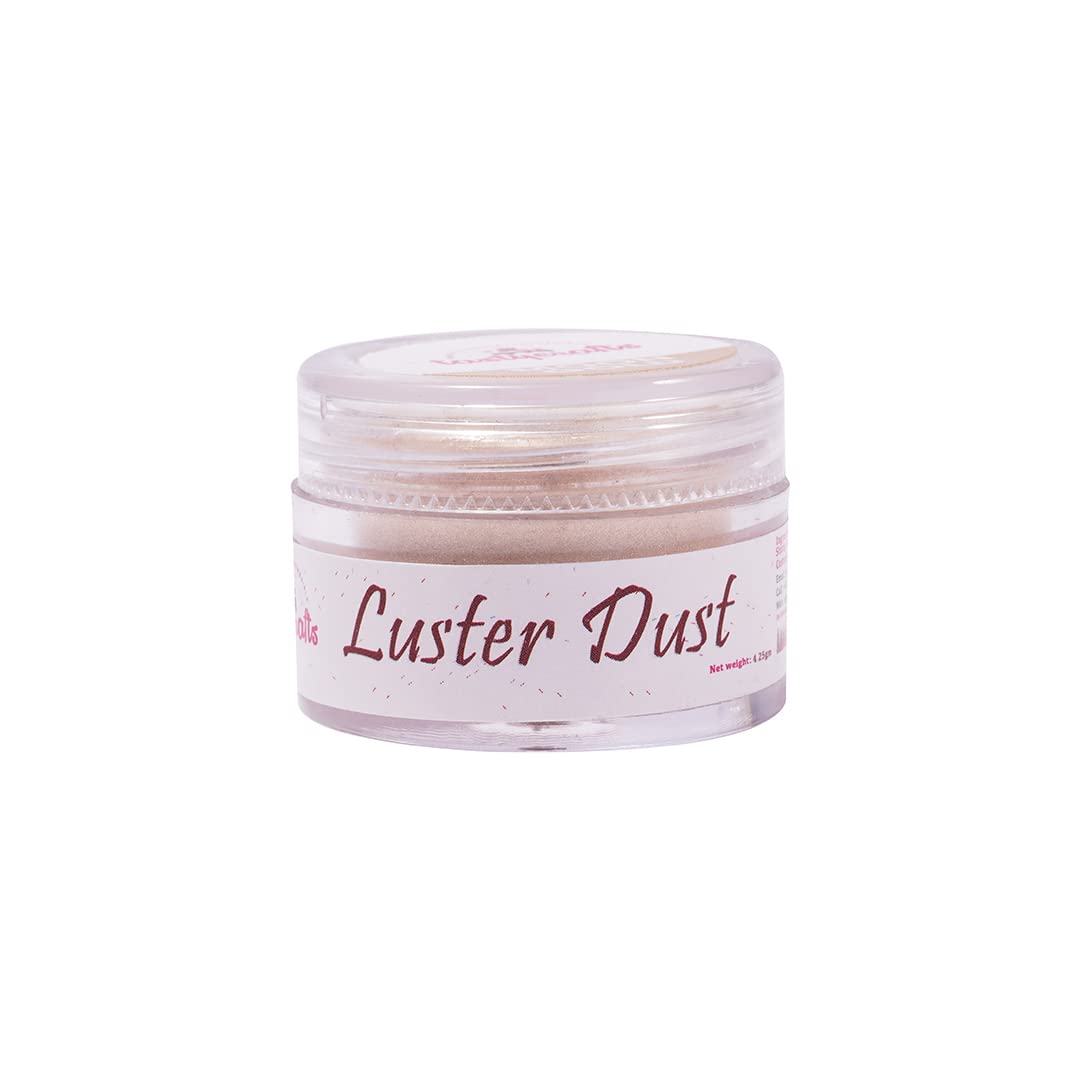 Tastycrafts Gold Luster Dust | Pearl Dust | Edible Product for Cake Décor | Luster Dust for Painting on Cakes and Chocolates | Glittering Shiner Dust | Luster Color Dust, 4.25 gm (Moon Gold) 1