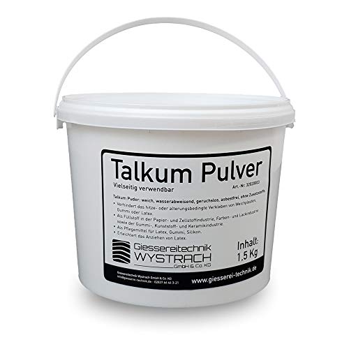 Preisvergleich Produktbild GTW Talkum Puder 1,5 kg Ohne Zusatzstoffe