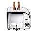 Dualit Classic 2 Slice Vario Toaster - Stainless Steel, Hand Built in the UK - Replaceable ProHeat Elements - Heat Two or Four Slots, Defrost Bread, Mechanical Timer - Replaceable Parts
