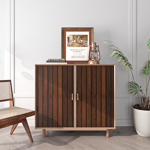 Papier peint adhésif mural bois imperméable et repositionnable FunStick 40cm - 4