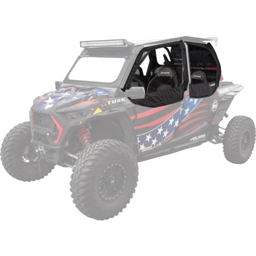 TUSK Zipperless Upper Doors for Polaris RZR XP 4 1000 Sport 2022