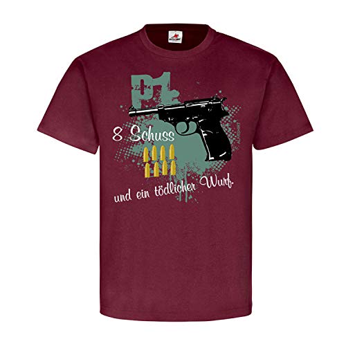 Pistolet de défense de la Bundeswehr rouge Copytec #24809