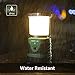Lighting EVER 1000LM LED Camping Lantern Rechargeable, 4400mAh Power Bank, Camping Essential with 4 Light Modes, IP44 Waterproof Lantern Flashlight for Hurricane Emergency, Hiking, USB Cable Included