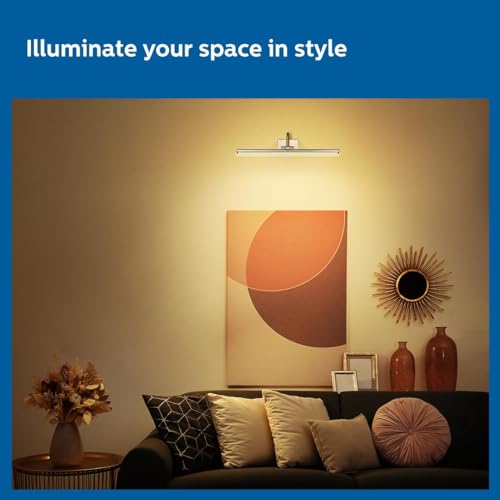 Image of PHILIPS 7-Watts Moonglade Black Picture Light | Picture Light For Display | Warm White | Pack of 3