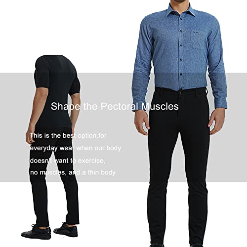 Adult Muscle Suit for Men Shoulders Padded Body Breathable Undershirt2