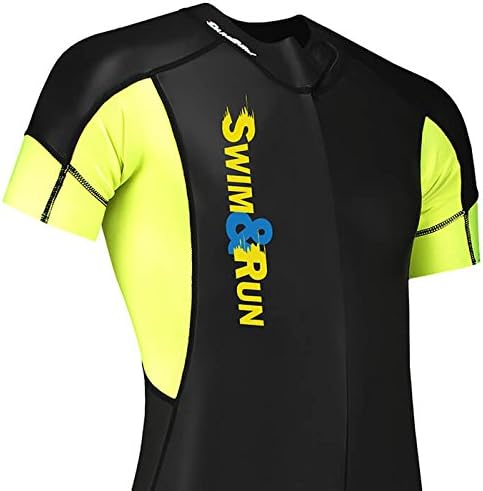 17040L Men's Go Swim&Run Swimsuit Black, Size: L (Manufacturer's Size: L)