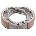 MOTOKU Rear Brake Shoes for CB125S CRF150F CRF230F CT90 CT110 XL100 XL100S XL125S XL185S XL80S XR100 XR200 XR200R XR250R XR600R XR80