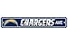 NFL Los Angeles Chargers Plastic Street Sign