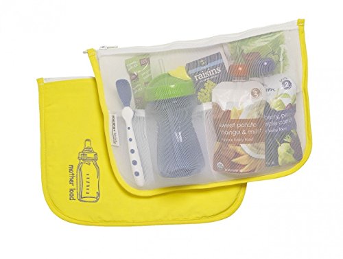 Toddler Snack Bag Single Pouch by MOTHER LOAD - Machine Washable Organizer & Wrist-let. A Mommy Must Have for all Babies Needs
