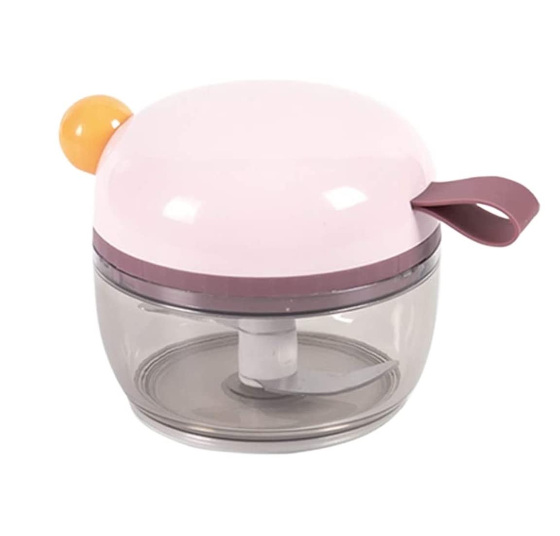 Knoblauch Helfer Knoblauchpresse Fleischwolf Manueller Ingwerzug, Mehrzweck-Handzug-Knoblauchwolf Küchen Kochen | Pink
