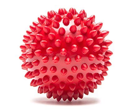 PetSutra Rubber Stud Spiked Ball for Dogs and Puppies, 3 Inches (Red, 8 cm Diameter)