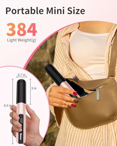 Hoson X860 Cordless Hair Straightener,Portable Mini Flat Iron Travel thumb #2