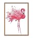 Cross Stitch Stamped Kits Pre-Printed Cross-Stitching Starter Patterns for Beginner Kids or Adults,Needlepoint Embroidery Kits Flamingos for Home Decor