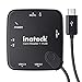 [OTG Hub & SD Card Reader] Inateck Multi-in-1 OTG Adapter Cable, TF SDHC Card Reader, USB 2.0 Compact OTG Adapter Hub for USB On-The-Go Compatible Devices, Smartphones and Tablets PC