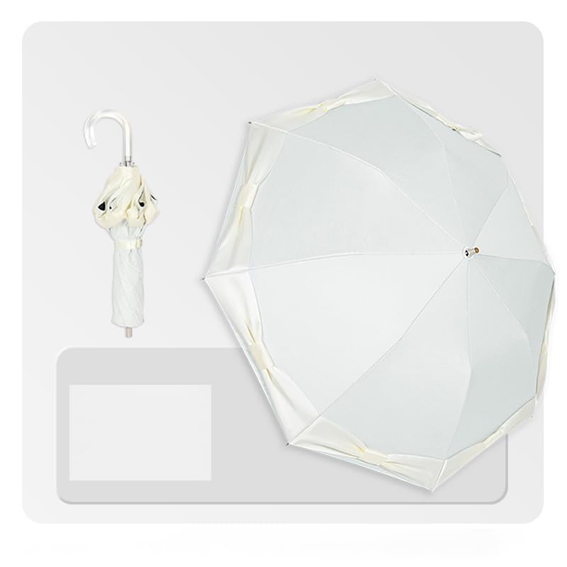 Parapluie protection UV UPF50+ HepburnCat Paris compact et léger