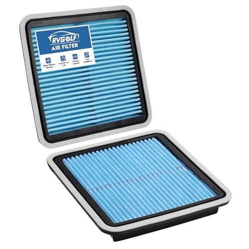 Image of 2PCS Engine Air Filter Fit for Subaru Outback 2005-2019, Forester 2009-2018, Impreza 2008-2016, Legacy 2005-2019, WRX 2013-2021 Air Filter Replacement Engine Filter Car Accessories# 16546AA090