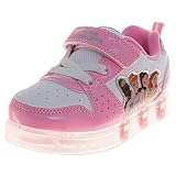 Josmo Girls Princess Light-Up Sneakers LED Running...