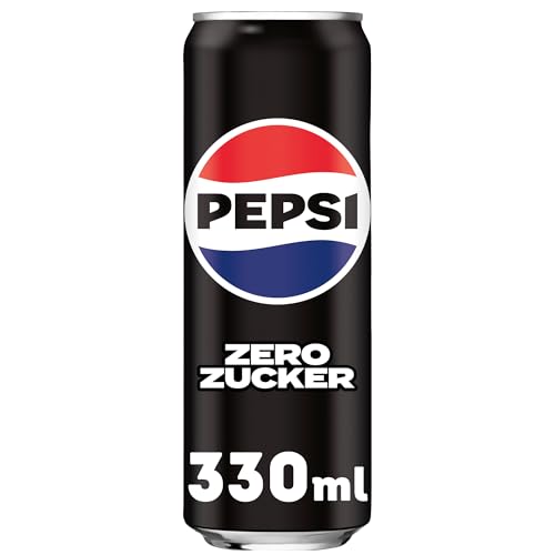 Pepsi Zero Zucker, Das zuckerfreie Erfrischungsgetränk von Pepsi ohne Kalorien, Koffeinhaltige Cola in der Dose, EINWEG Dose (24 x 0,33 l) (Verpackungsdesign kann abweichen) 3