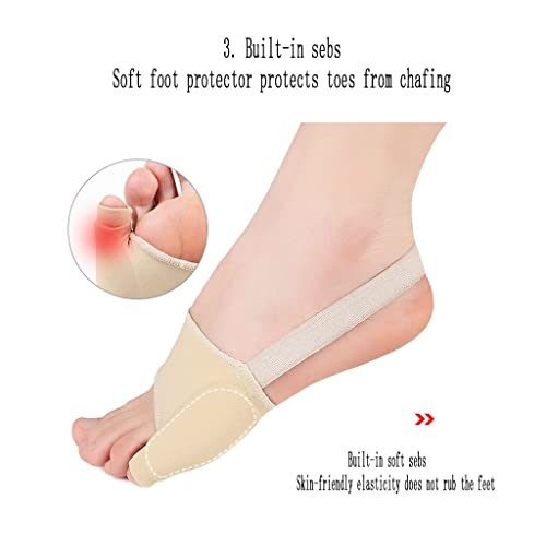 Hallux valgus corrector de juanetes con protector de gel y alisador de dedos pequeños 7