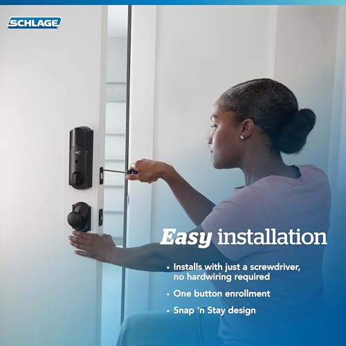 Schlage Connect Smart Deadbolt Lock with Camelot Trim, Aged Bronze - image 7