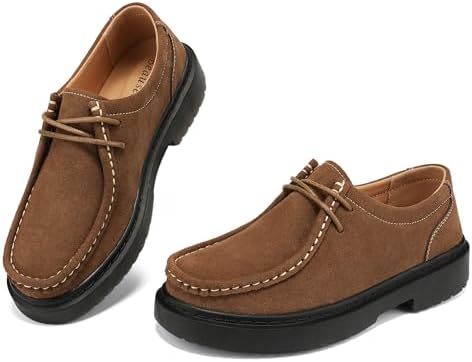 BEAUSEEN Women's Penny Loafers Slip-On Shoes, Comfortable Suede Flat Driving Moccasins for Business Casual, Work Office, Everyday Walking