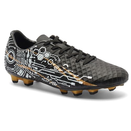 Image of AVANT Men's HustleX Football Shoes - Cushioned Insoles, Anti Skid with Rubber Studs, Lightweight Turf Football Shoes