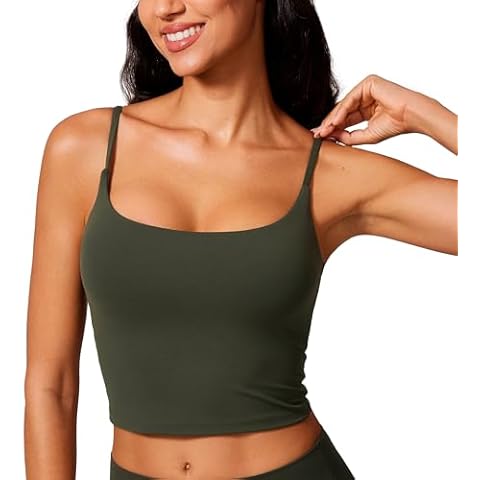 CRZ YOGA Women's Butterlift Longline Sports Bra Cover