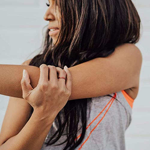 Enso Rings Halo Birthstone Silicone Ring – Minimalist Stackable Wedding Engagement Band – – 2.54mm Wide, 1.5mm Thick2