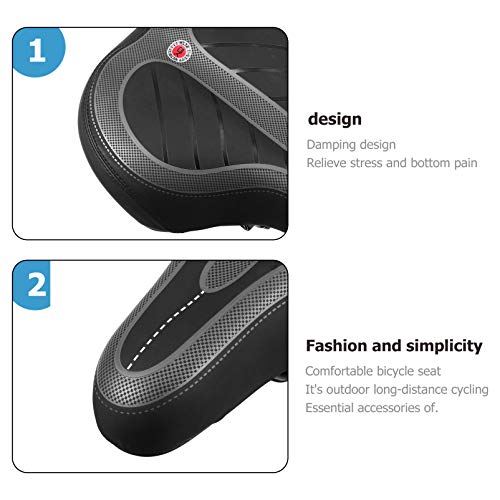 ABOOFAN Conforto Bicicleta Sela Assento Da Bicicleta Respirável À Prova de Choque Design Ergonomia P