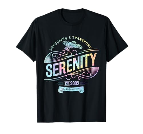 Image of Vintage Serenity Smuggling And Transport Firefly Tie Dye T-Shirt