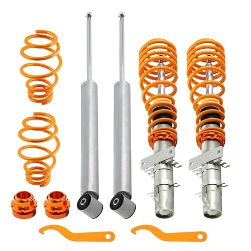 Amortiguador Suspensión Kit Suspensión Coilovers Street Para Skoda Para Fabia Mk1 6Y Inc VRS Hatchback Estate Para VW Para POLO MK4 (9N_ Muelles Helicoidales) Amortiguadores suspensión