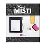 My Sweet Petunia Misti Stamp Positioning Tool – Black MINI – New Version with Foam Pad, Bar Magnet & Grid Paper – Precision Stamping Platform for Cardmaking & Scrapbooking