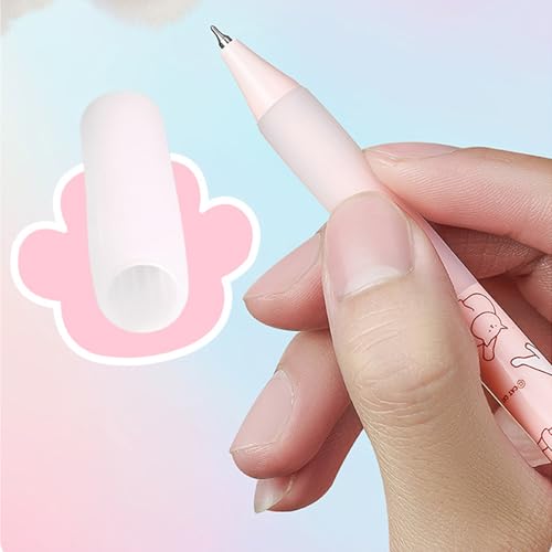 MOZXIRZ Set de 4 bolígrafos de gel con diseño de gato miniatura 4